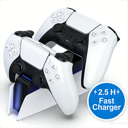 SWCHL PS5 Controller Charger Station, Fast Charging Dock for DualSense Wireless Controllers