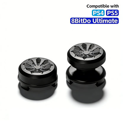 PS5 & PS4 Controller Thumbsticks Extenders – Adjustable Height (10mm/15mm) Anti-Slip Silicone Grips