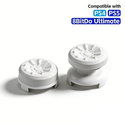 PS5 & PS4 Controller Thumbsticks Extenders – Adjustable Height (10mm/15mm) Anti-Slip Silicone Grips