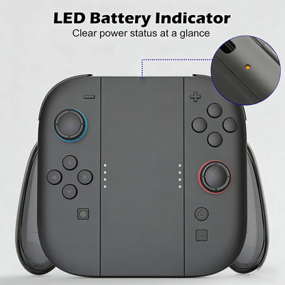 SWCHL® Pro Wired Charging Grip – Ergonomic Handle for Switch 2 & Joy-Con Controllers