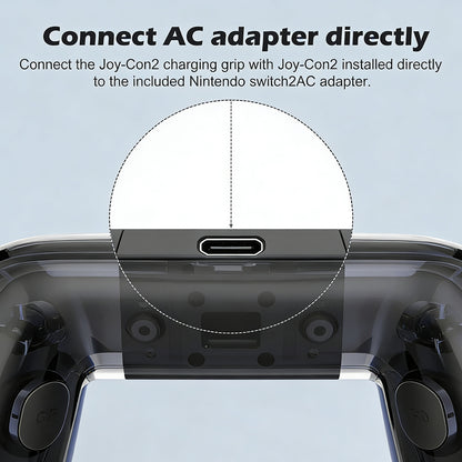 SWCHL® Pro Wired Charging Grip – Ergonomic Handle for Switch 2 & Joy-Con Controllers